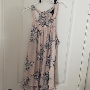 Torrid Blush and Black Floral Blouse